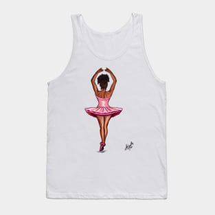 African American ballerina in pink #014 brown skin ballerina.The top 100 of the best Tank Top